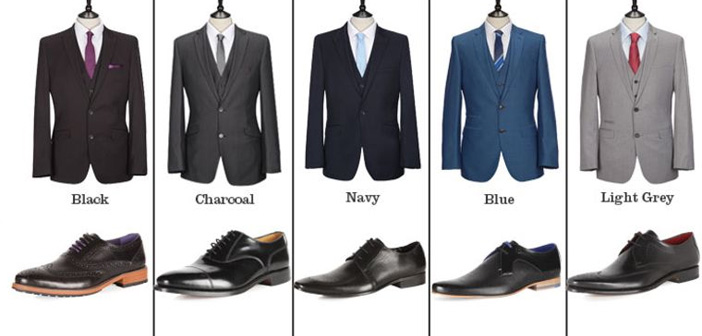 grey suit shoe color
